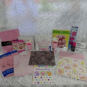 Pink Baby Shower Party Decorations 💞